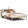 vidaXL Massivholzbett mit Regal ohne Matratze 135x190 cm Kiefernholz
