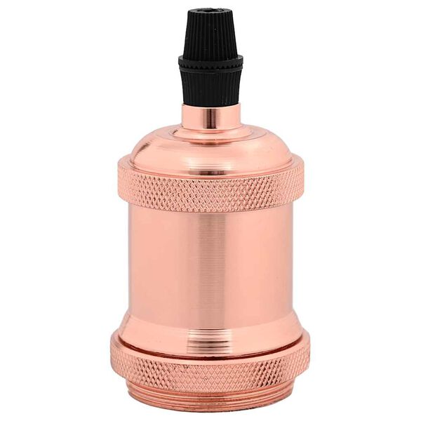 vidaXL Lampenfassungen 2 Stk. Rosegold E27