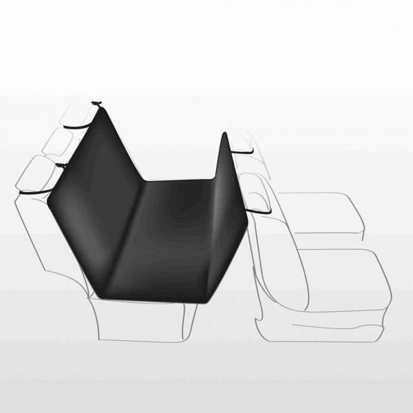 TRIXIE Autositzbezug Schwarz und Beige