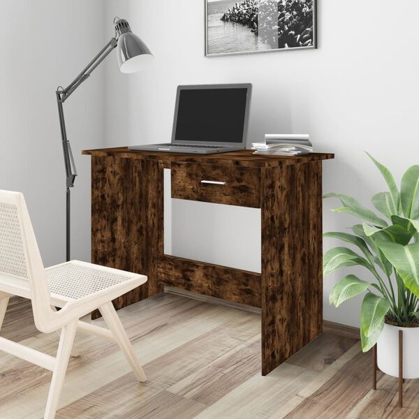 vidaXL Schreibtisch R&auml;uchereiche 100x50x76 cm Holzwerkstoff