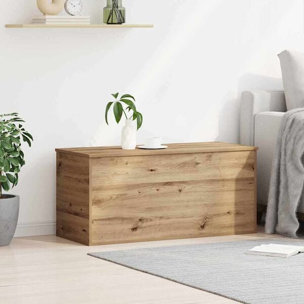 vidaXL Aufbewahrungsbox Artisan-Eiche 100 x 42 x 46 cm Holzwerkstoff