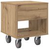 vidaXL Nachttisch Artisan-Eiche 40,5 x 40 x 48 cm Holzwerkstoff