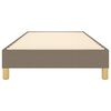vidaXL Boxspringbettgestell Taupe 100x200 cm Stoff