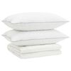 vidaXL G&auml;nsedaunen-Bettdecken-Set 90% FULDA 3 stk. 200 x 220 cm Sommer