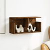 vidaXL Wandschrank 60x20x30 cm R&auml;uchereiche Holzwerkstoff