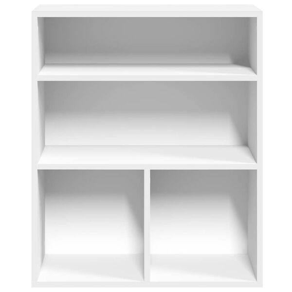 vidaXL B&uuml;cherregal Wei&szlig; 60x30x71,5 cm Holzwerkstoff