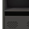 vidaXL Highboard Schwarz 68x39x103,5 cm Stahl