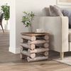 vidaXL Hocker Natur 30 x 30 x 38 cm Massivholz Teak