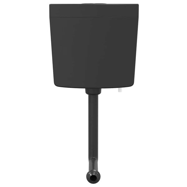 vidaXL Spülkasten Wasserzulauf Unten 3/6 L Schwarz