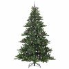 vidaXL K&uuml;nstlicher klappbarer Weihnachtsbaum Gr&uuml;n 240 cm PVC und Stahl