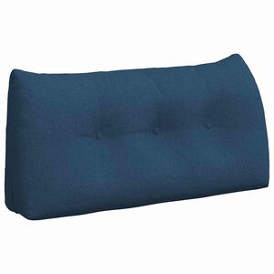vidaXL R&uuml;cken Kissen Blau 100 x 24 x 50 cm Stoff