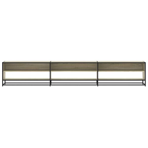 vidaXL TV-Schrank Sonoma-Eiche 270x40x46 cm Holzwerkstoff