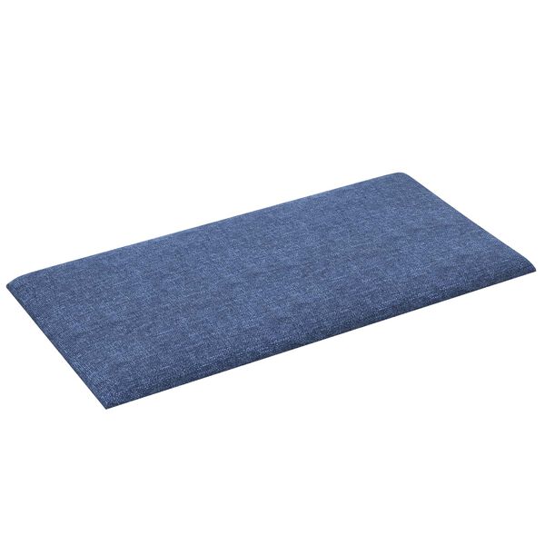 vidaXL Wandkopfteilen 12 pcs Blau 30 x 15 cm Stoff