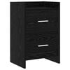 vidaXL Nachttische Schwarze Eiche 40 x 30 x 60 cm Holzwerkstoff