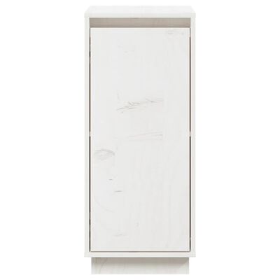 vidaXL Sideboard Weiß 31,5x34x75 cm Massivholz Kiefer