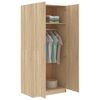 vidaXL Kleiderschrank Sonoma-Eiche 80x52x180 cm Holzwerkstoff
