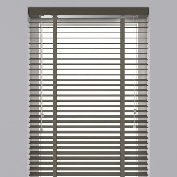Decosol Horizontaljalousien Holz 50 mm 80x180 cm Taupe