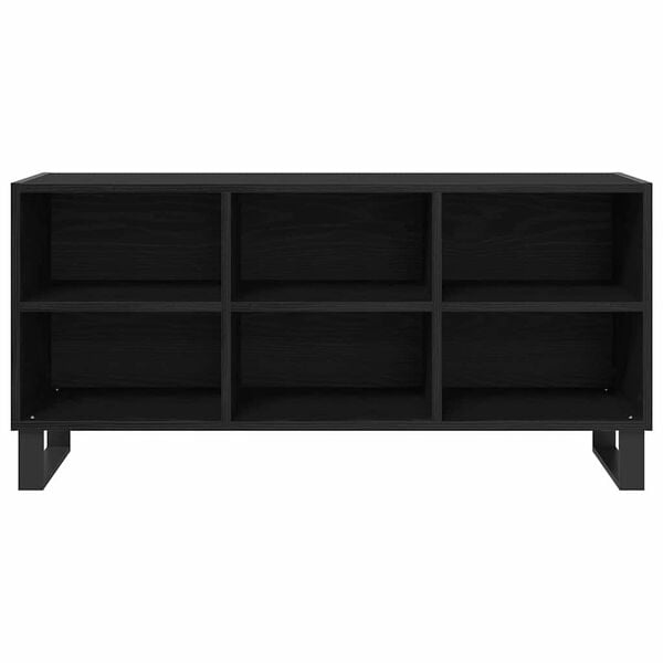 vidaXL TV-Schr&auml;nk Schwarz Eichen-Optik 103,5 x 30 x 50 cm