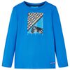 Kinder-Langarmshirt Kobaltblau 104