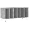 vidaXL Plattenschrank Betongrau 100x38x48 cm Holzwerkstoff