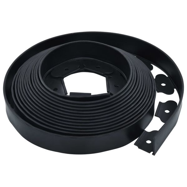 vidaXL Flexible Rasenkante mit 30 Nägeln 10 m 5 cm