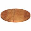 vidaXL Tischplatte 110x50x3,8 cm Oval Massivholz Akazie