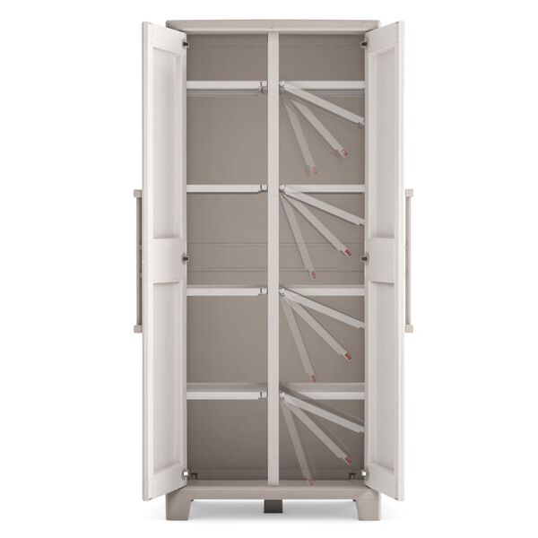 Keter Universalschrank Gulliver Beige Braun 182 cm