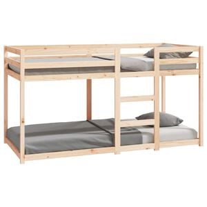 vidaXL Etagenbett ohne Matratze 90x200 cm Massivholz Kiefer