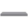 vidaXL Schweberegale 4 Stk. Grau 50x23x3,8 cm MDF