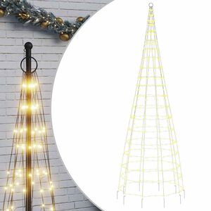 vidaXL LED-Weihnachtsbaum 550 LEDs Warmwei&szlig; 300 cm