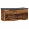 vidaXL Sitzbank mit Stauraum Altholz-Optik 102x42x45 cm Holzwerkstoff