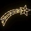 vidaXL Weihnachtsbeleuchtung Sternschnuppen-Silhouette 2 Stk. 50 LEDs