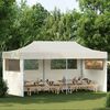 vidaXL Pop-Up-Partyzelt Faltbar Creme 3×6 m