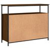 vidaXL Sideboard Braun Eichen-Optik 100x35x80 cm Holzwerkstoff