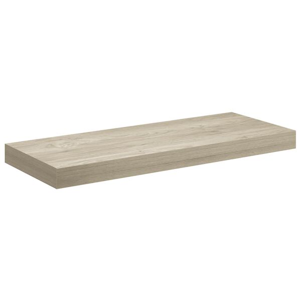 vidaXL Schwebendes Wandregal Eichefarben 60x23,5x3,8 cm MDF