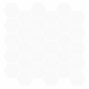 vidaXL Sechseckige Fliese 10 pcs Wei&szlig; 30 x 30 cm Polyurethan und PET