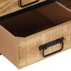 vidaXL TV-Schrank 90x35x40 cm Massivholz Mango