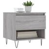 vidaXL Couchtische 2 Stk. Grau Sonoma 50x46x50 cm Holzwerkstoff