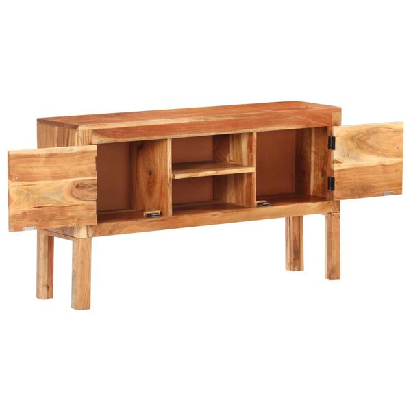 vidaXL Sideboard 116x30x66 cm Akazie Massivholz