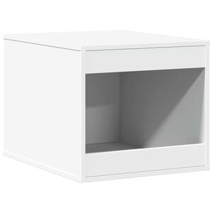 vidaXL Katzenklo Wei&szlig; 47x59x42 cm Holzwerkstoff