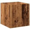 vidaXL Pflanzgef&auml;&szlig; Altholz-Optik 40x40x40 cm Holzwerkstoff