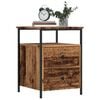 vidaXL Nachttische 2 Stk. Altholz-Optik 44x45x60 cm Holzwerkstoff