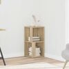 vidaXL Eckregal Sonoma-Eiche 33x33x67 cm Holzwerkstoff