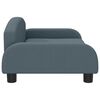 vidaXL Kindersofa Dunkelgrau 70x45x30 cm Stoff