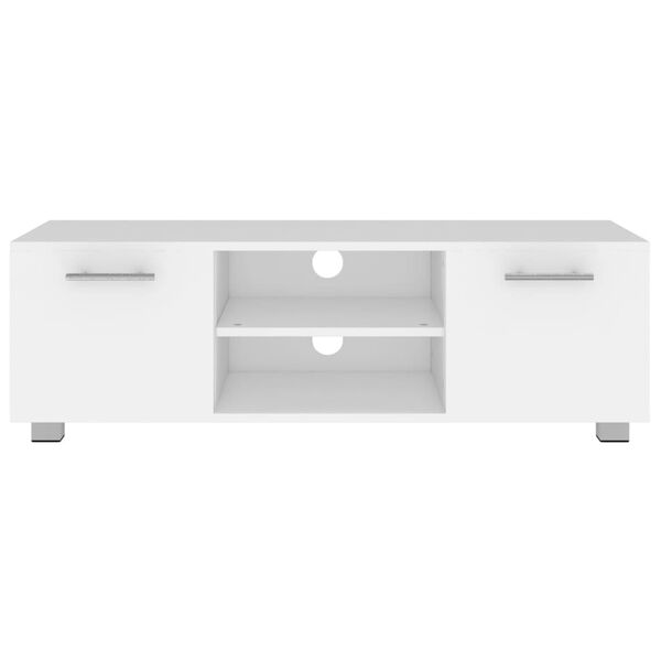 vidaXL TV-Schrank Wei&szlig; 110x40x35 cm Holzwerkstoff