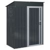 vidaXL Gartenh&uuml;tten Anthrazit 137 x 81 x 180 cm Metall