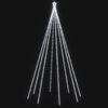 vidaXL LED Weihnachtsbaum Indoor Outdoor 800 LEDs Kaltwei&szlig; 5m