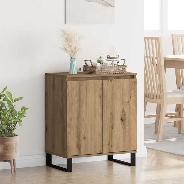 vidaXL Sideboard Artisan-Eiche 60 x 35 x 70 cm Holzwerkstoff