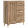 vidaXL Sideboard Artisan-Eiche 69,5 x 34 x 90 cm Holzwerkstoff
