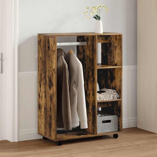 vidaXL Kleiderschrank R&auml;uchereiche 80x40x110 cm Holzwerkstoff